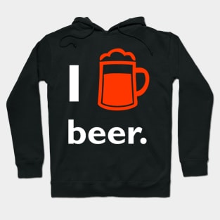 I Love Beer Hoodie